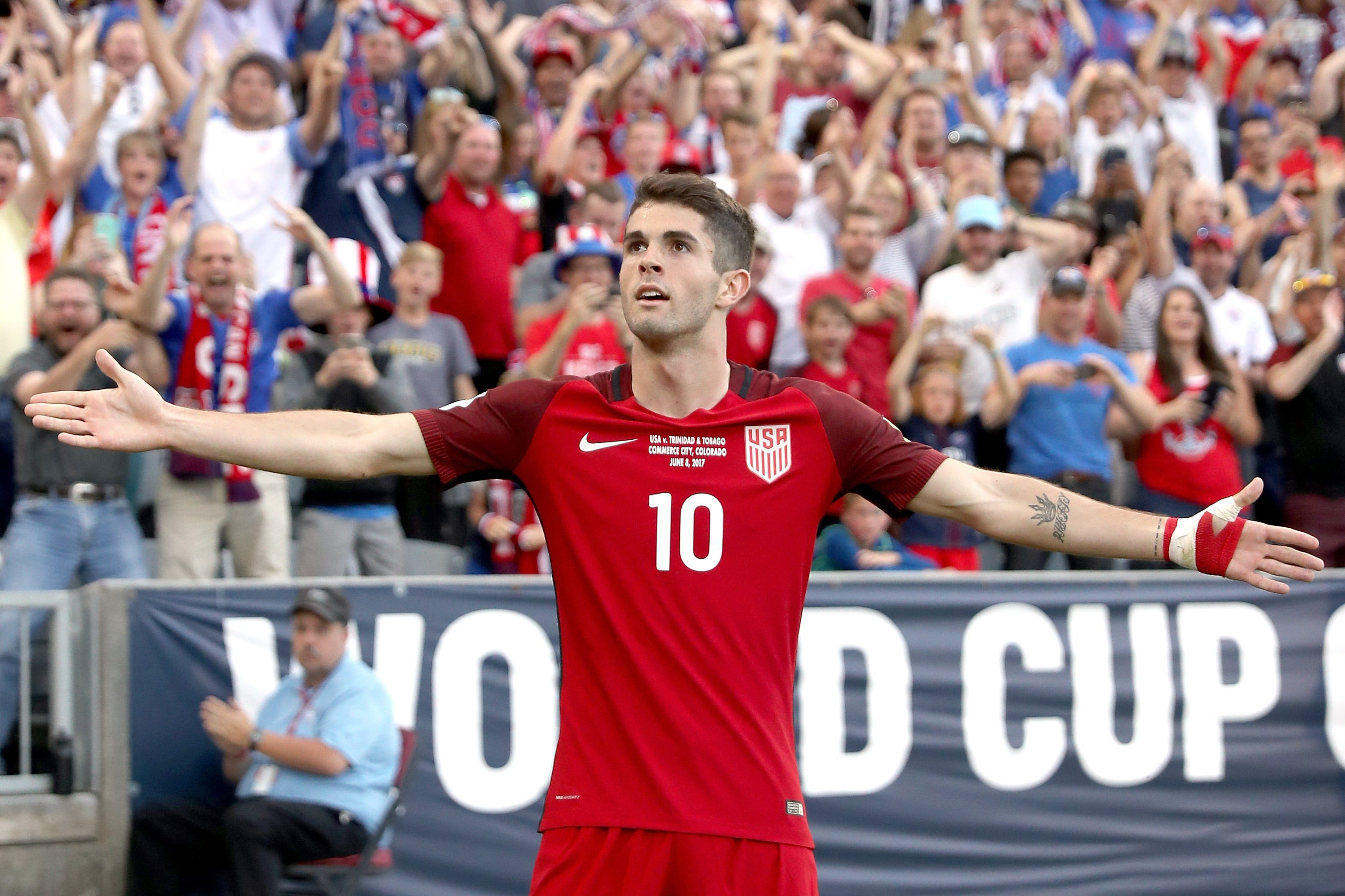 pulisic national team jersey